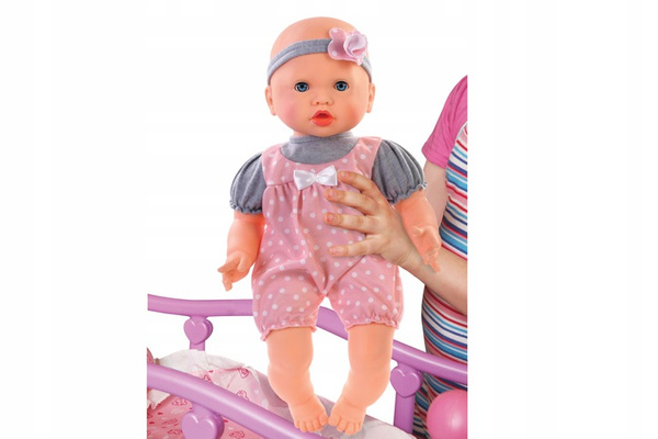 NATALIA lalka bobasek mówi śmieje płacze mimiczna mimic smoczek