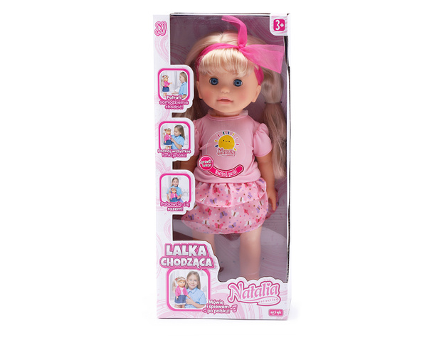 Lalka NATALIA Prześliczna lalka chodzi, mówi, śpiewa i opowiada bajki