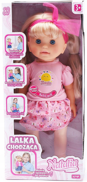 Lalka NATALIA Prześliczna lalka chodzi, mówi, śpiewa i opowiada bajki