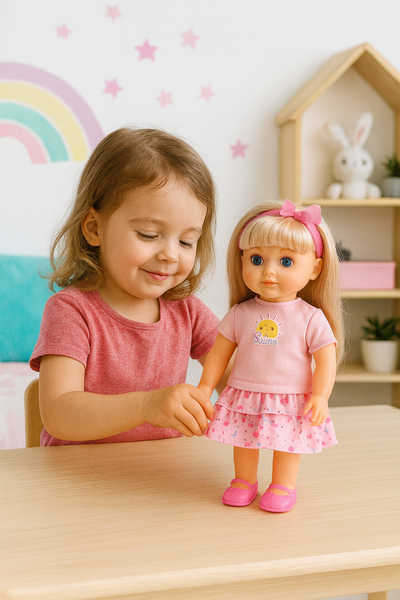 Lalka NATALIA Prześliczna lalka chodzi, mówi, śpiewa i opowiada bajki