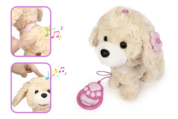 Artyk Natalia interaktywny piesek chodzący na smyczy szczeka macha ogonem